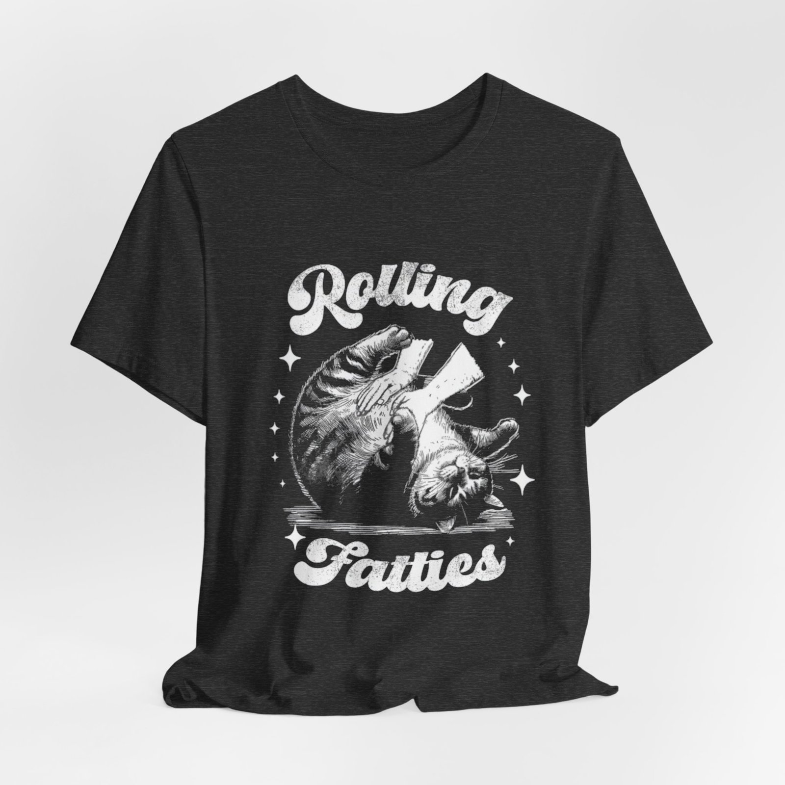 Rolling Fatties Cat Tee | Vintage Octopus Illustration, Nautical Graphic Shirt - Image 24