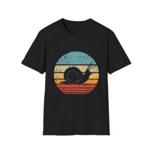 Snail tee, Retro Whale Sunset T-Shirt | Vintage Striped Ocean Graphic