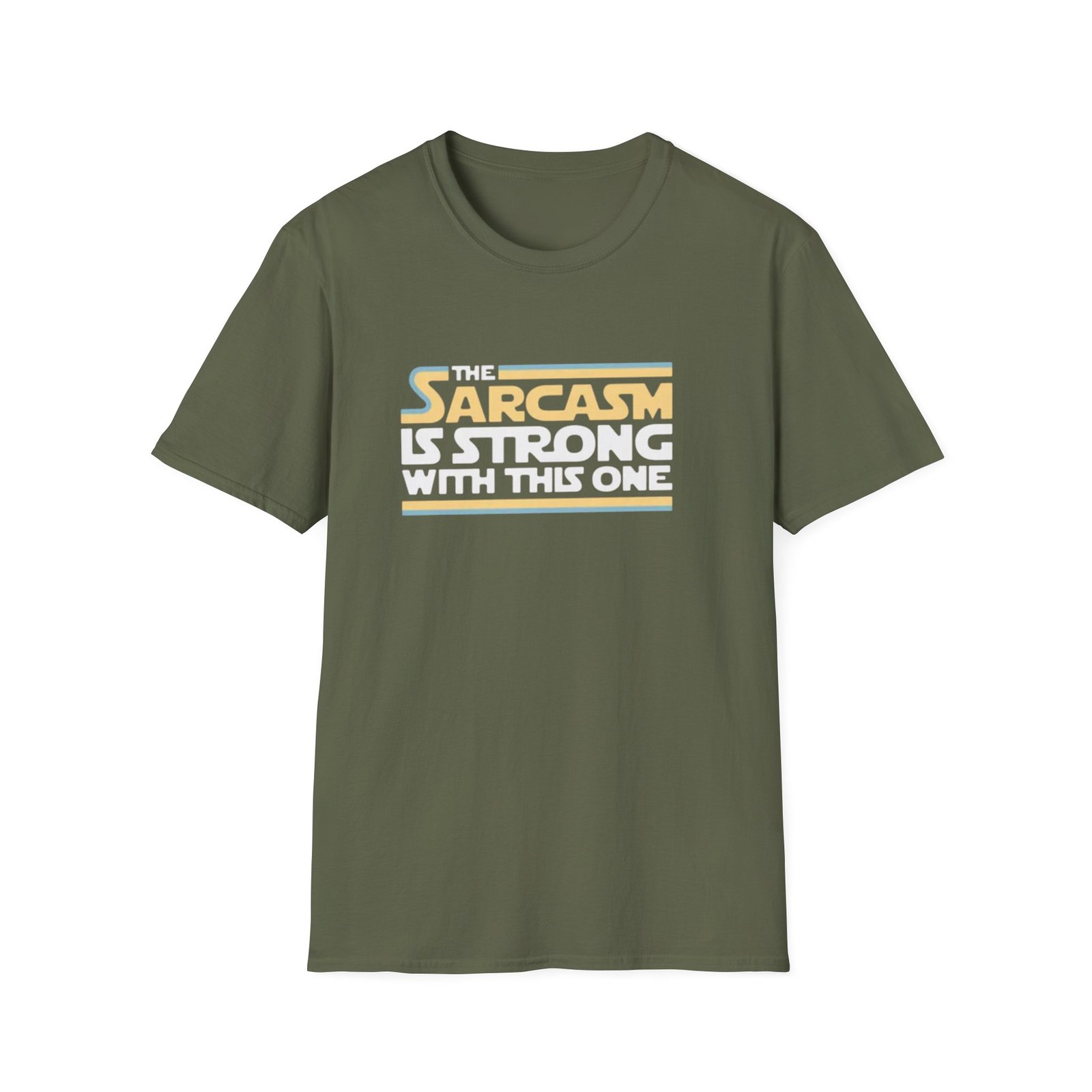 Sarcasm T-Shirt | Retro Striped Typography - Image 9