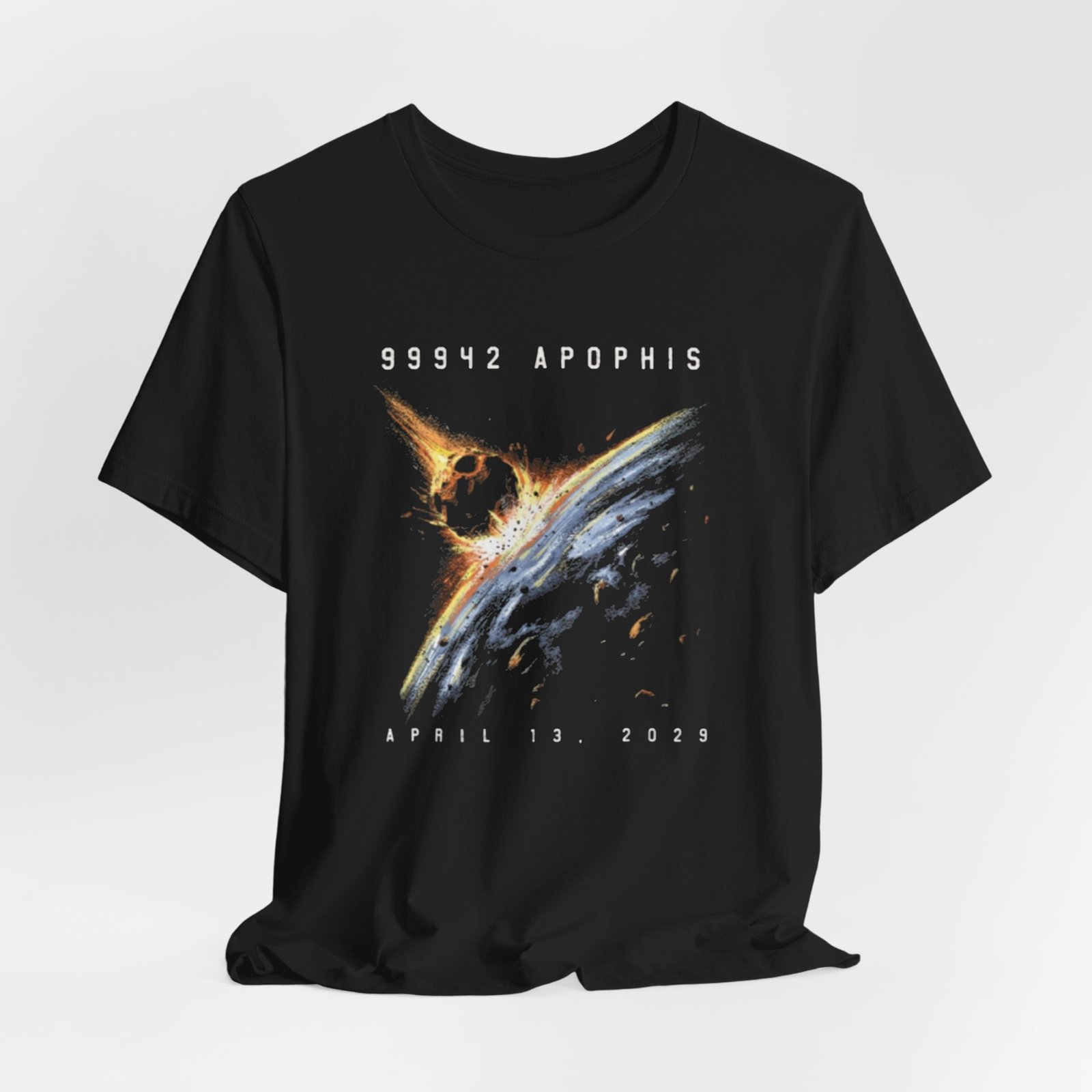 Apophis April 13 2029 Comet Tee | Asteroid Impact Tee - Image 4