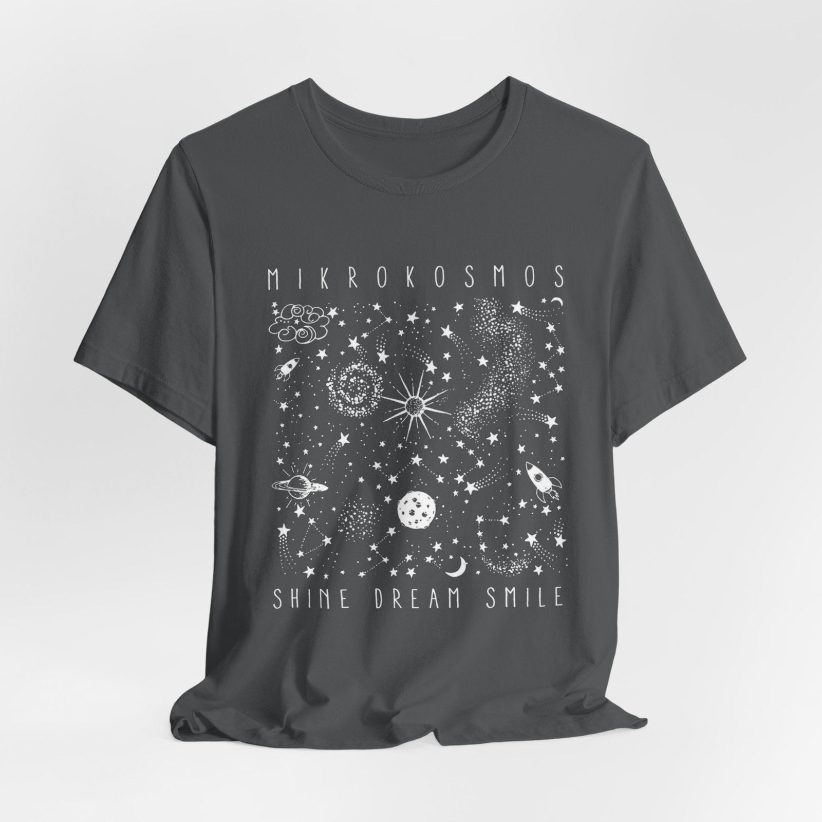 Cosmos Unisex Tee, Space T-Shirt, Microcosmoso Shirt, Spiritual Tee, Celestial Top, Galaxy Shirt, Universe Tee - Image 16