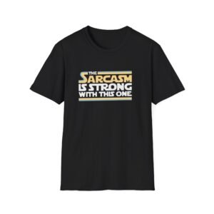 Sarcasm T-Shirt | Retro Striped Typography