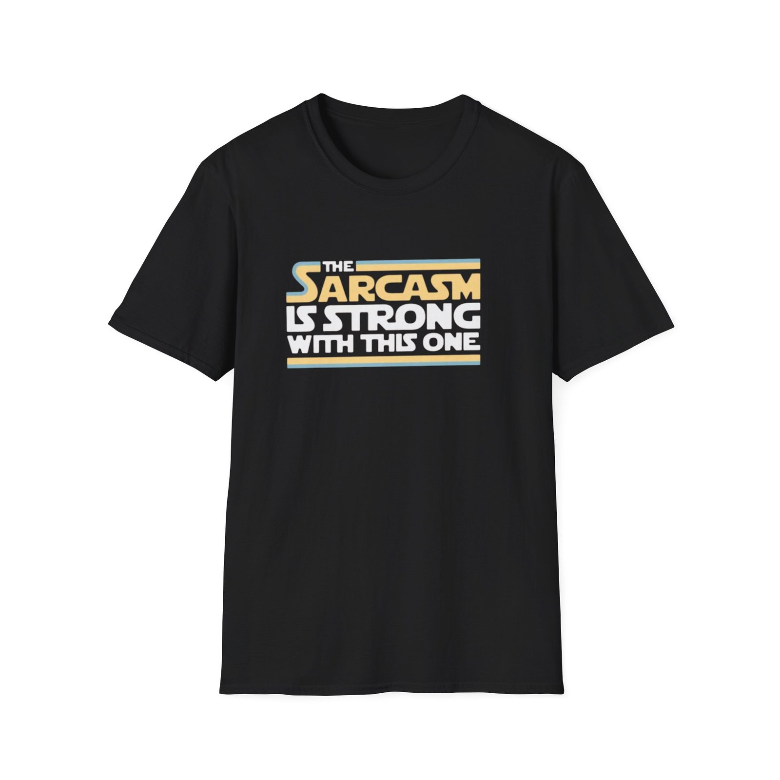 Sarcasm T-Shirt | Retro Striped Typography