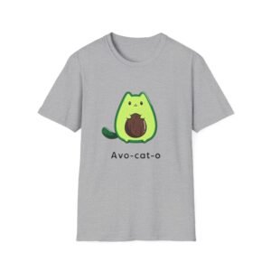 Avo-cat-o Avocado Cat T-Shirt | Cute Kawaii Animal Tee
