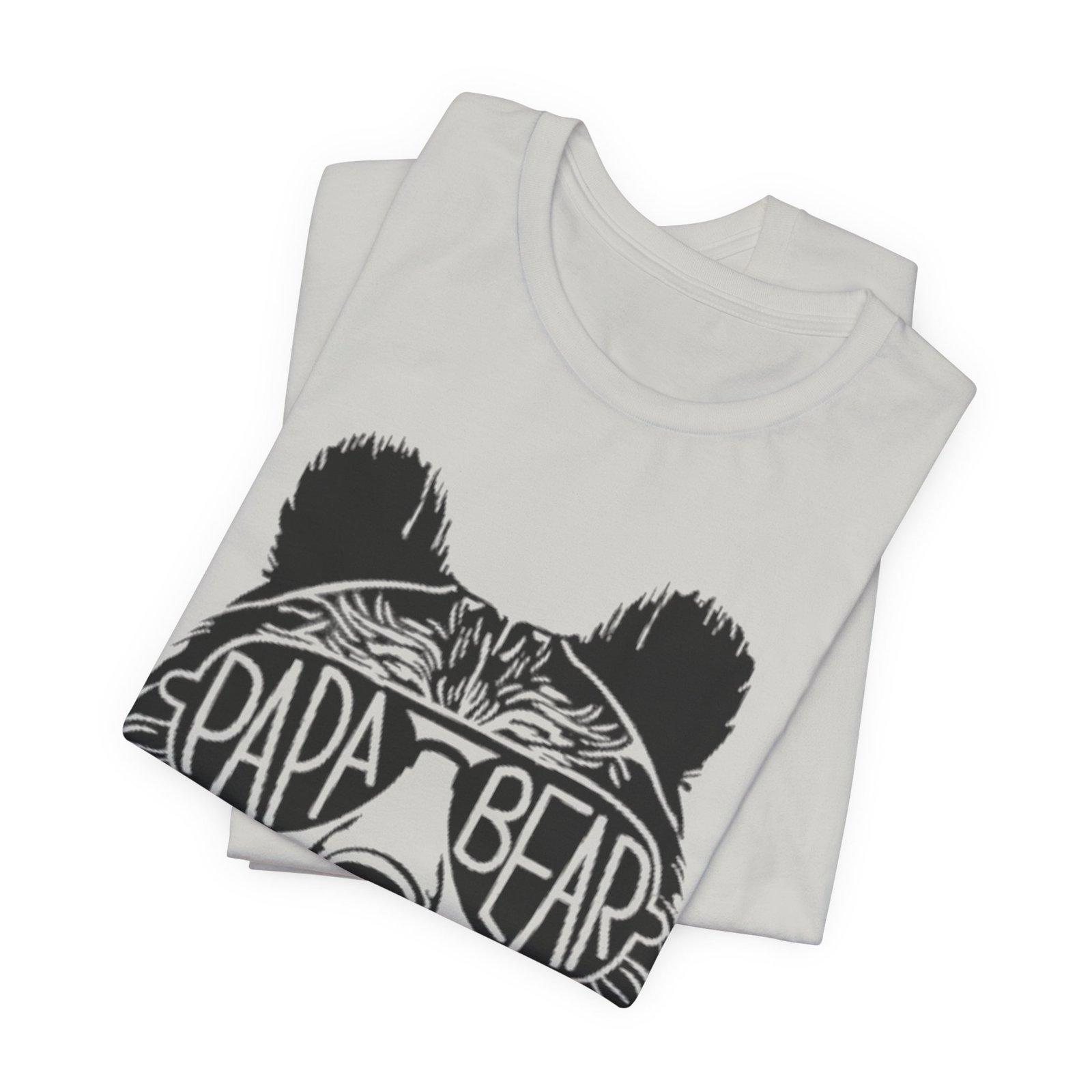 Papa Bear Graphic Tee | Bear Face Sunglasses Dad Shirt - Image 19