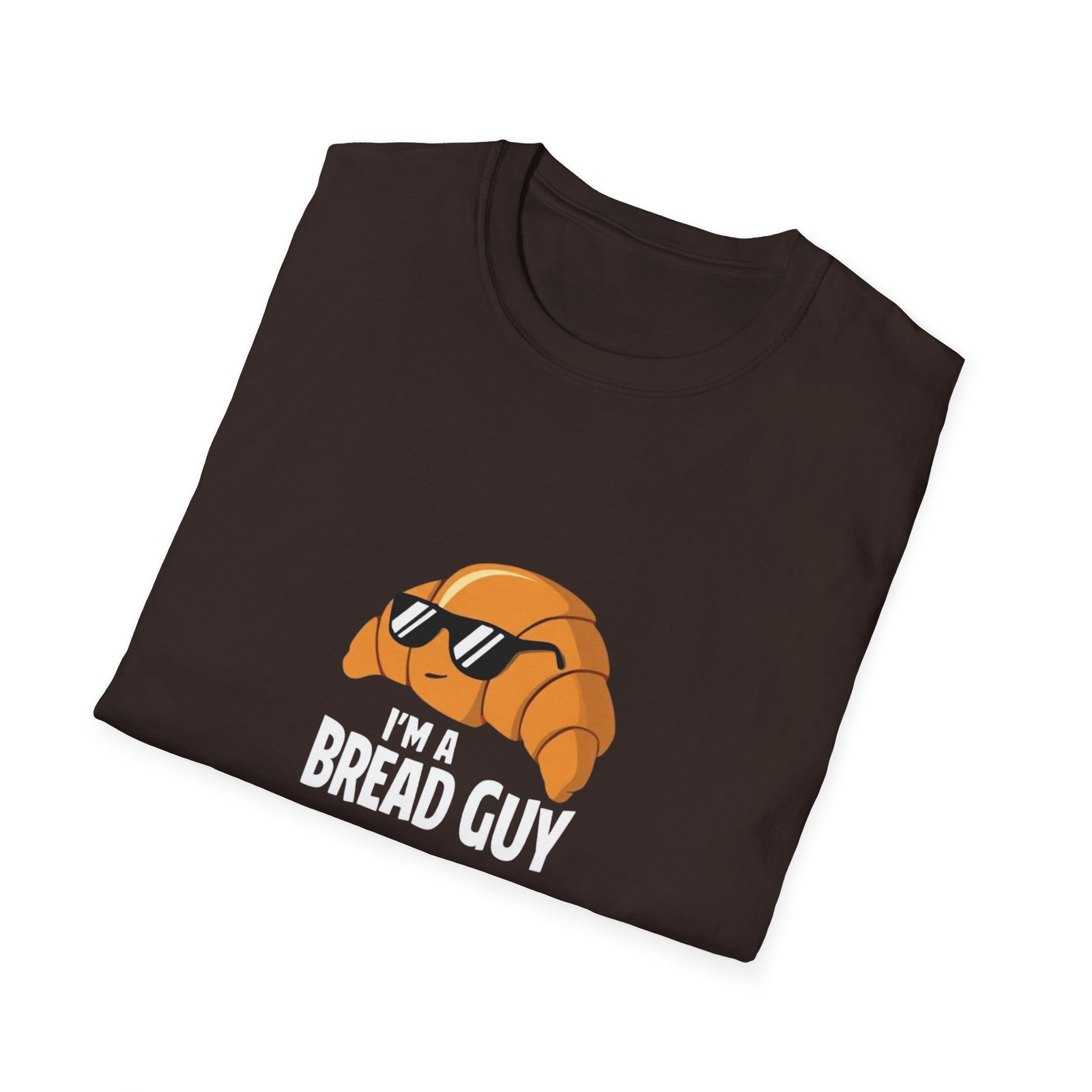 Im a Bread guy tee, Cool Croissant graphic T-Shirt | Funny Bakery Pastry Tee - Image 8