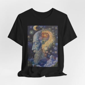 Carl Jung inspired tee, mind is the foundation of existence Cosmic Awareness Unisex Tee, Spiritual Shirt for Mindfulness, Celestial Tee,