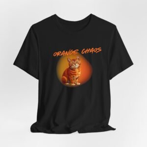 Funny Orange Tabby Cat Tee | Cute Cat Illustration, Casual Cat Shirt