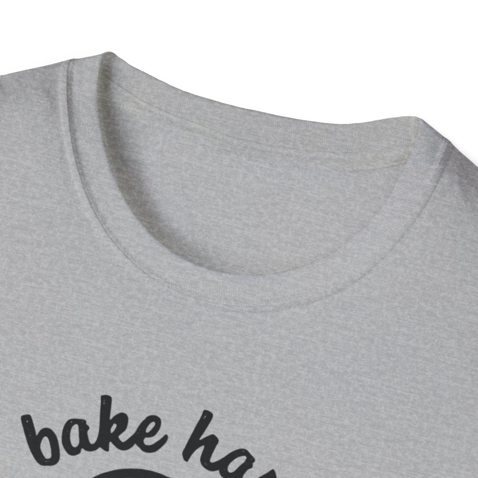 Bake Hard or Go Home T-Shirt | Skull Baker, Rolling Pin & Whisk Design - Image 3