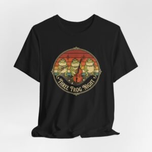 Three Frog Night T-Shirt | Retro Frog Band Graphic Tee
