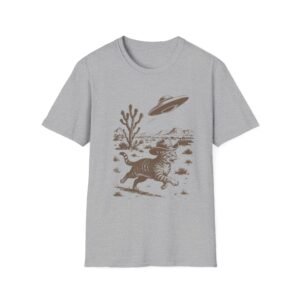 Alien cat Adventure Unisex T-Shirt | Fun Gift for Dog Lovers, Space Enthusiasts, Unique Graphic Tee, Casual Wear, Holidays