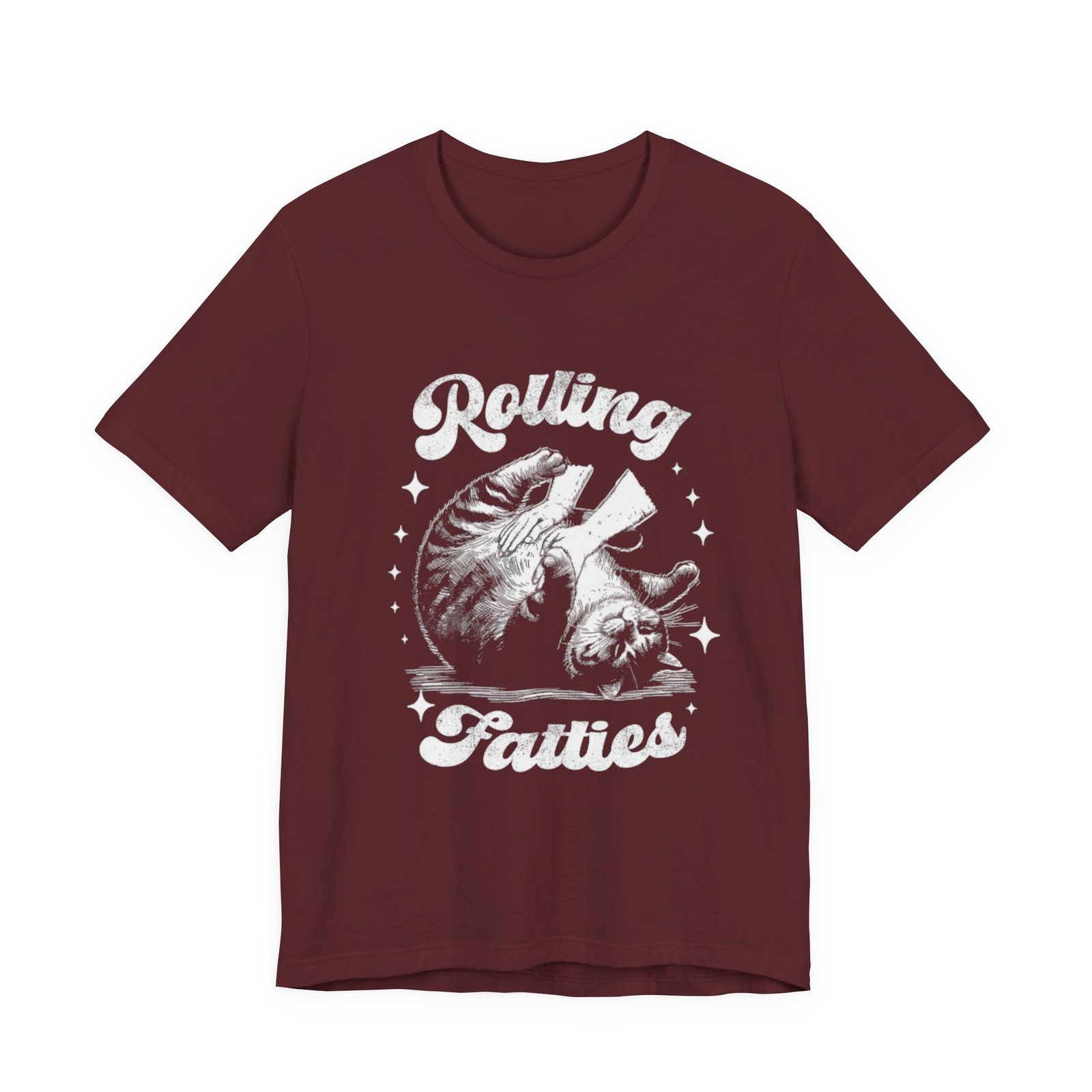 Rolling Fatties Cat Tee | Vintage Octopus Illustration, Nautical Graphic Shirt - Image 25