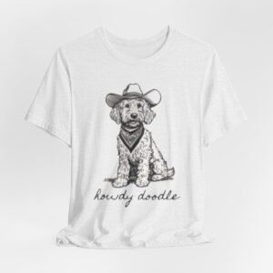 Labradoodle tee,Howdy Doodle dog cowboy tee | T-Shirt