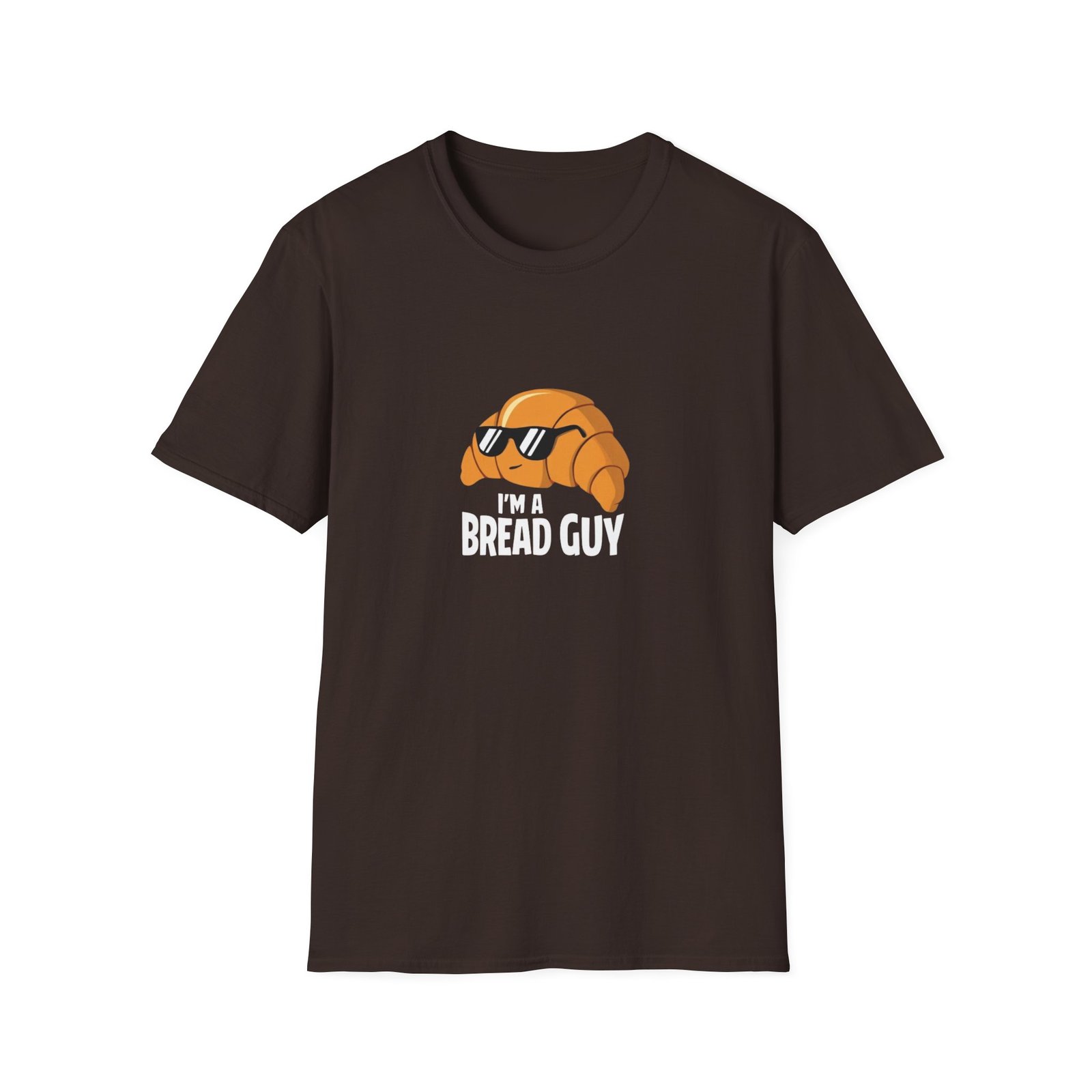 Im a Bread guy tee, Cool Croissant graphic T-Shirt | Funny Bakery Pastry Tee - Image 5