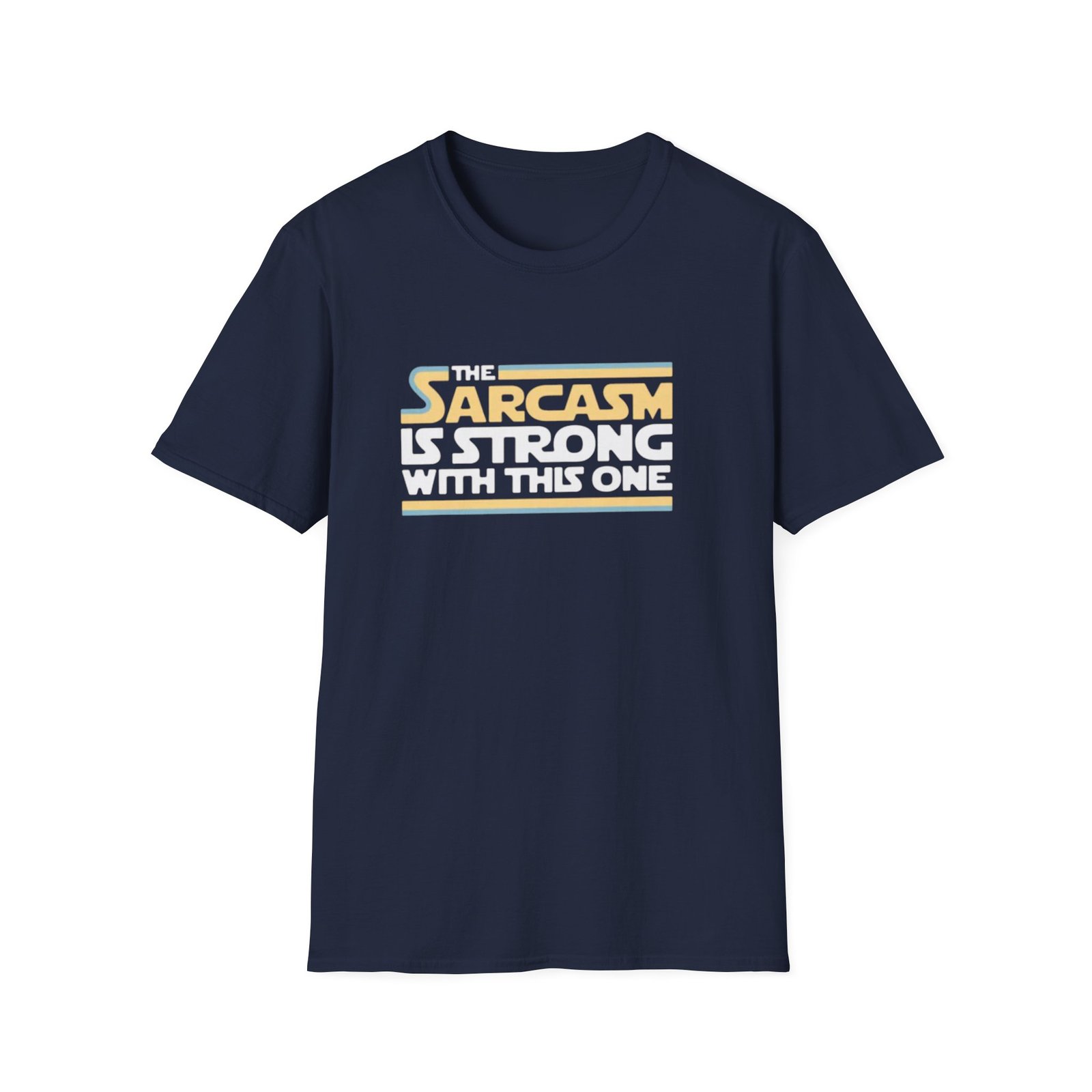 Sarcasm T-Shirt | Retro Striped Typography - Image 17