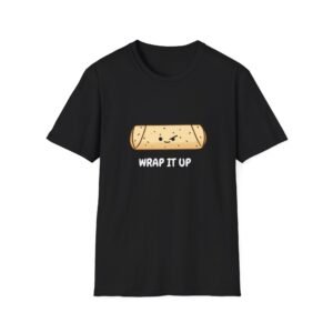 Wrap Tshirt, Burrito Illustration T-Shirt | Cute Food Tee