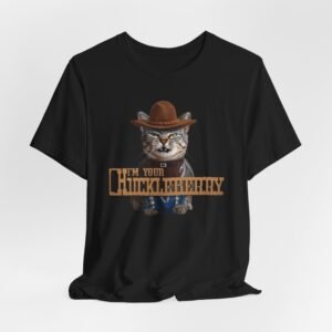 Im your Huckleberry, Cowboy Cat graphic tee | Western cat illustration t-shirt