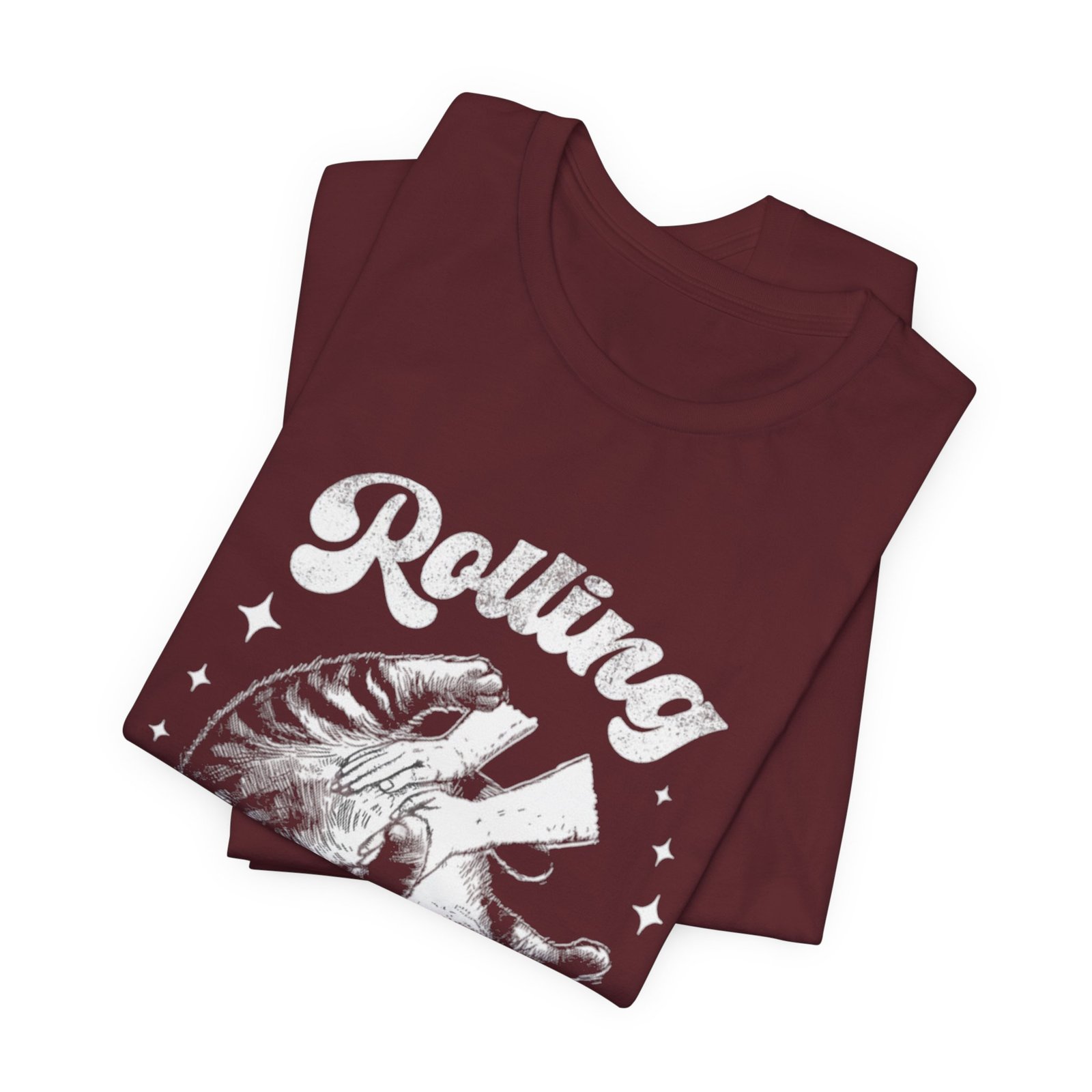 Rolling Fatties Cat Tee | Vintage Octopus Illustration, Nautical Graphic Shirt - Image 27