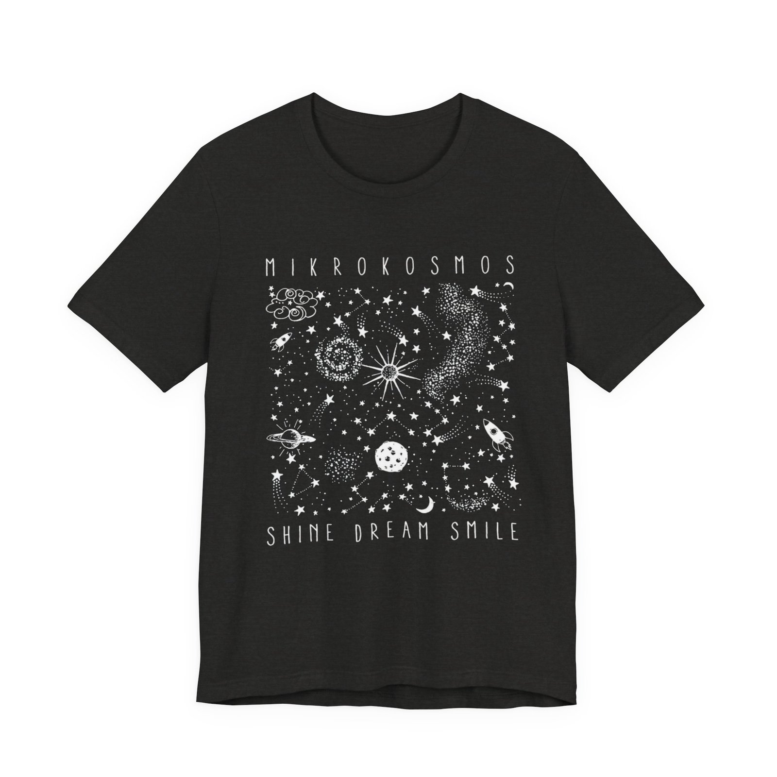 Cosmos Unisex Tee, Space T-Shirt, Microcosmoso Shirt, Spiritual Tee, Celestial Top, Galaxy Shirt, Universe Tee - Image 5