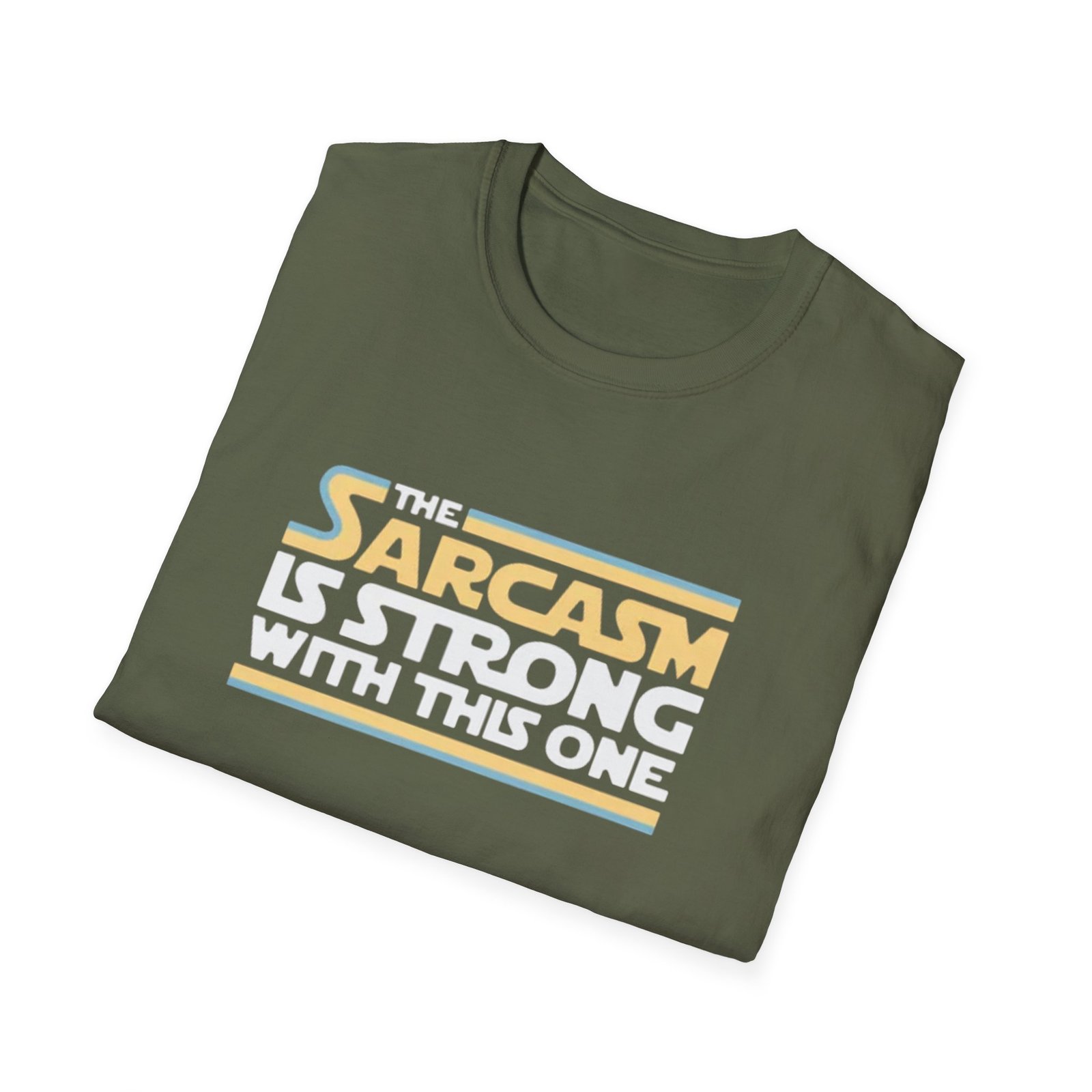Sarcasm T-Shirt | Retro Striped Typography - Image 12