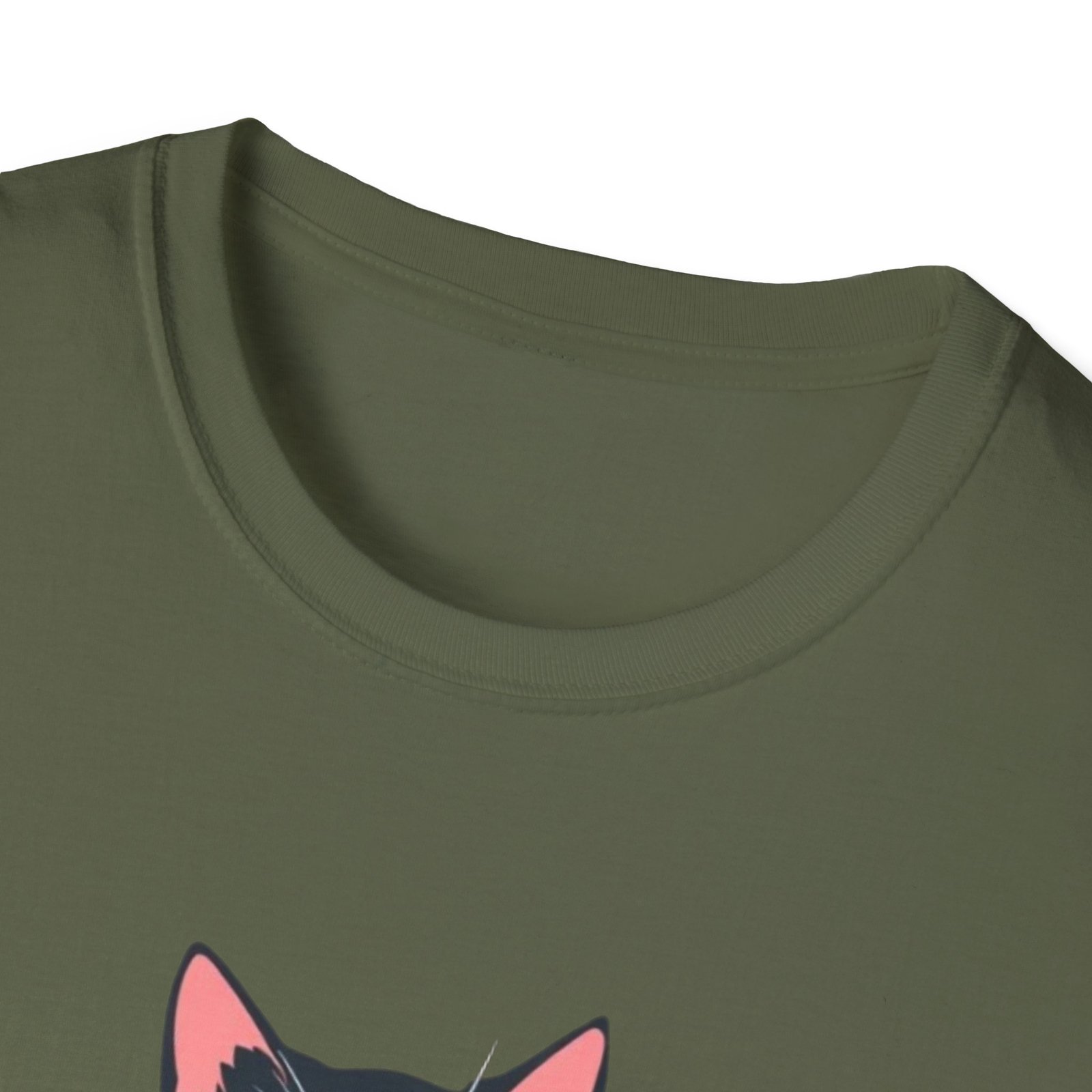 The Cuteness Abides Cat T-Shirt | Tuxedo Cat Illustration - Image 11