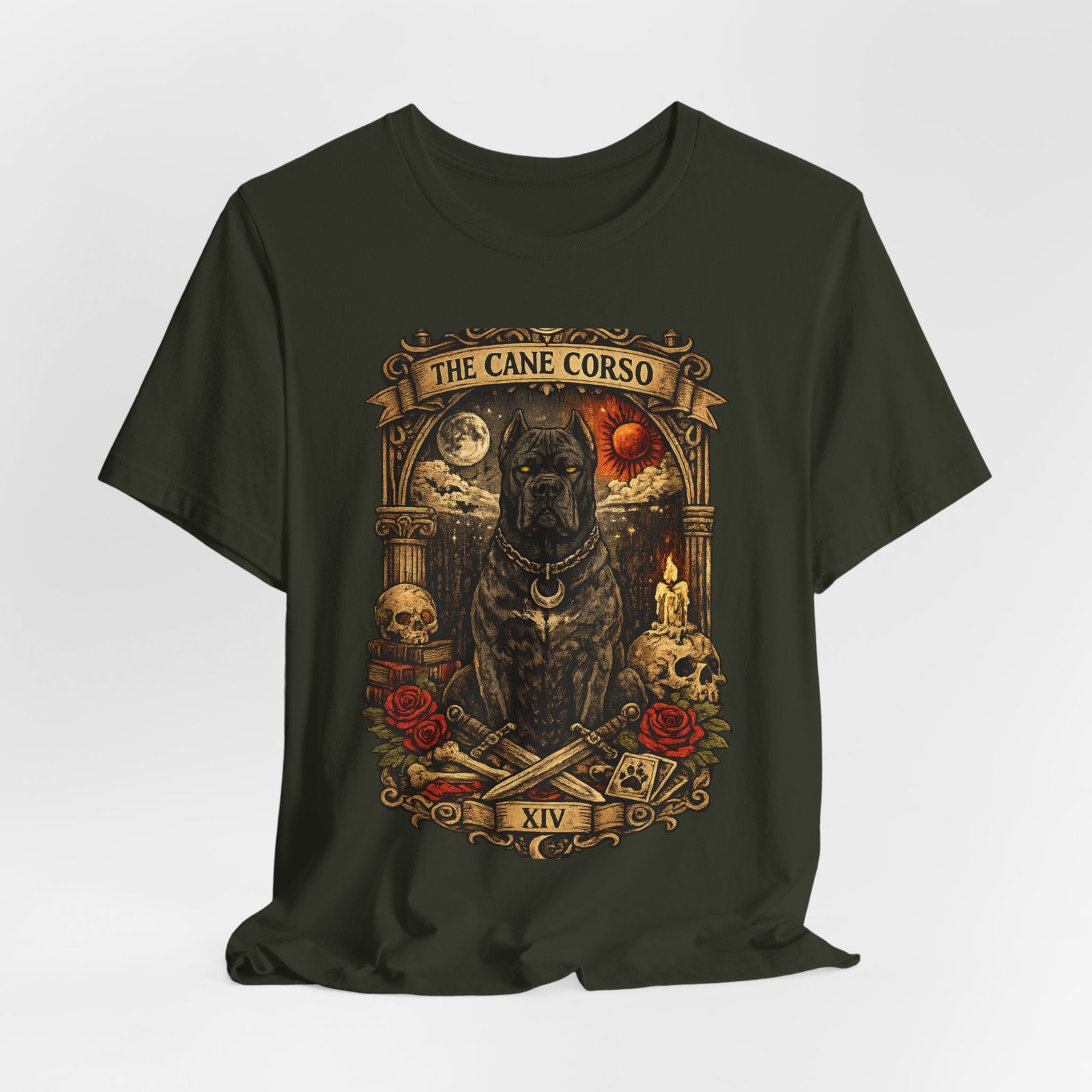 Cane Corso Tarot Style Tshirt, Unisex shirt,Short Sleeve Tee - Image 12