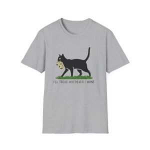 Black Cat Holding Snake T-Shirt | Ill Tread Wherever I Want