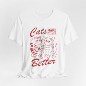 Cat Lovers Unisex Tee, Cute Cat Shirt, Pet Lover Gift, Funny Cat T-Shirt, Personalized Animal Apparel