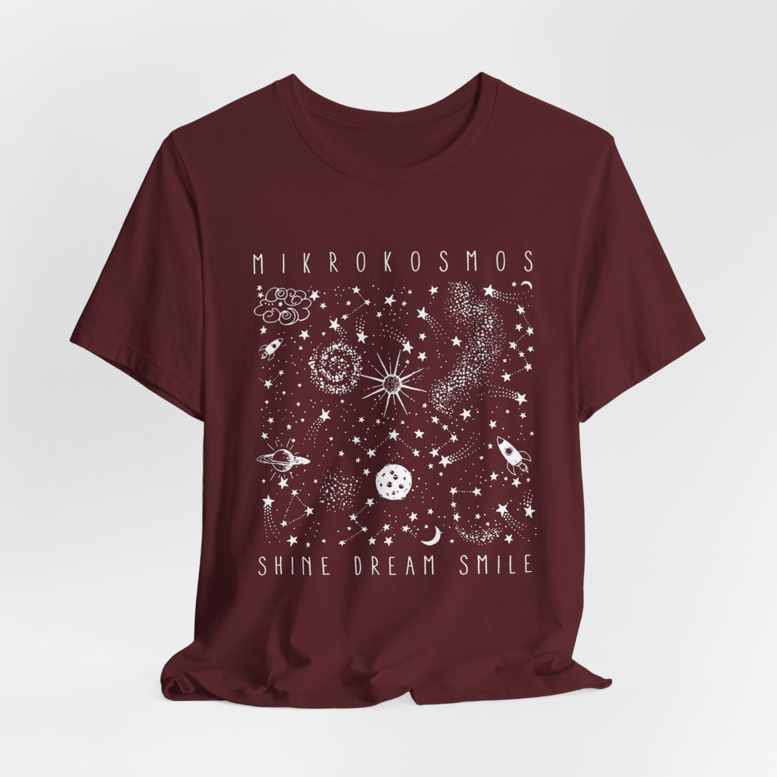 Cosmos Unisex Tee, Space T-Shirt, Microcosmoso Shirt, Spiritual Tee, Celestial Top, Galaxy Shirt, Universe Tee - Image 24