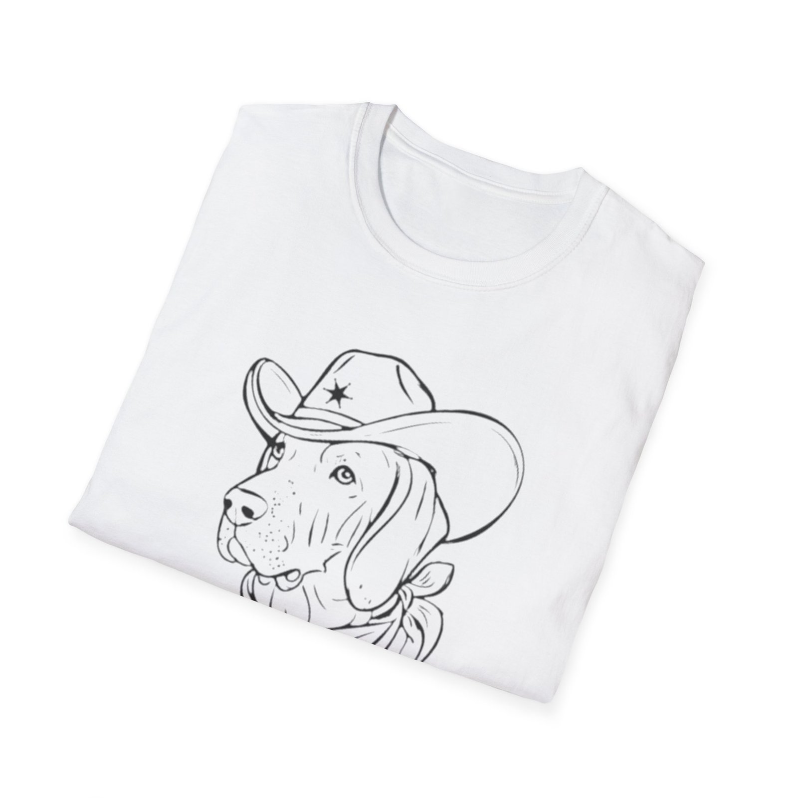 Howdy Labrador T-Shirt | Cowboy Dog Illustration Tee - Image 8
