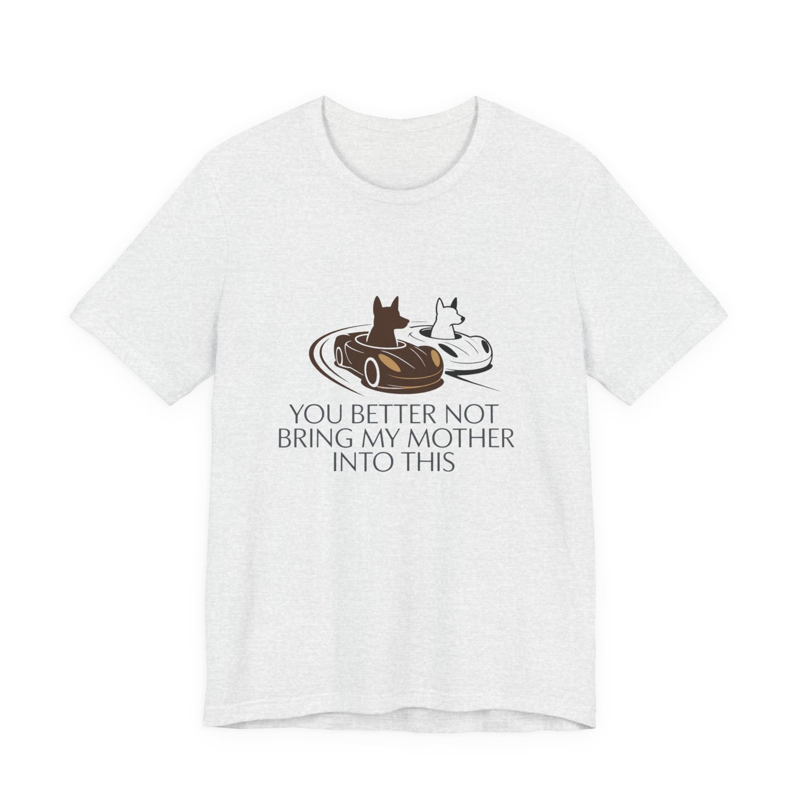 You Better Not Bring My Mother Into This T-Shirt | Cats in Donuts Illustration - Image 2