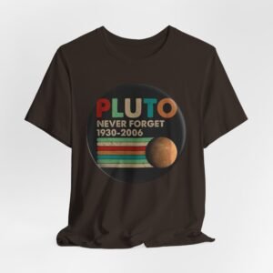Pluto Never Forget 1930-2006 Tee | Planet Retro Astronomy Tee