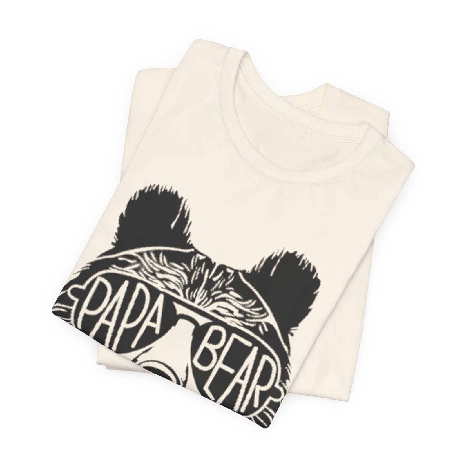 Papa Bear Graphic Tee | Bear Face Sunglasses Dad Shirt - Image 11