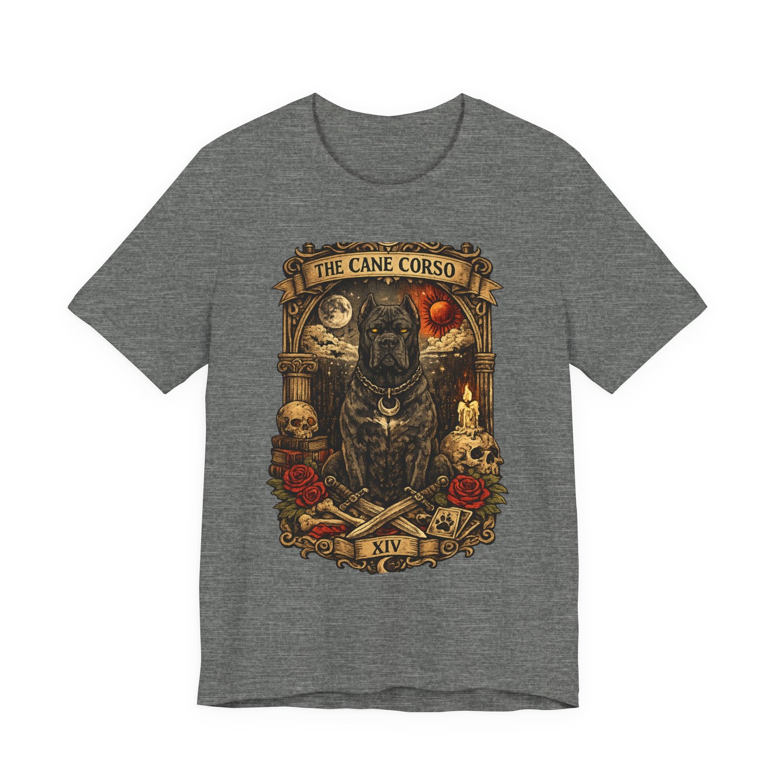 Cane Corso Tarot Style Tshirt, Unisex shirt,Short Sleeve Tee - Image 5
