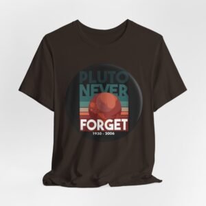 Pluto Never Forget shirt | T-Shirt, Space Tribute, Planet Retro