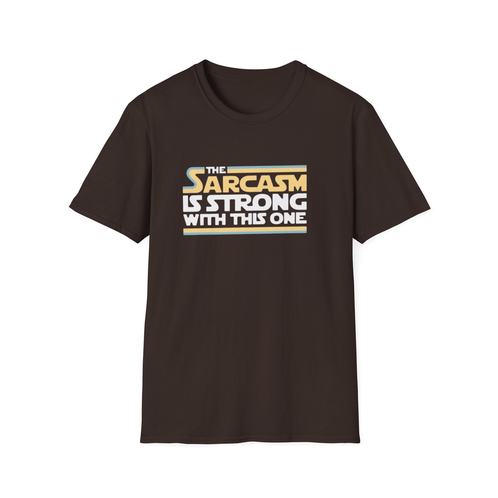 Sarcasm T-Shirt | Retro Striped Typography - Image 5