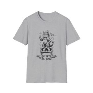 Fart In Your General Direction Cat Knight T-Shirt | Funny Medieval Illustration