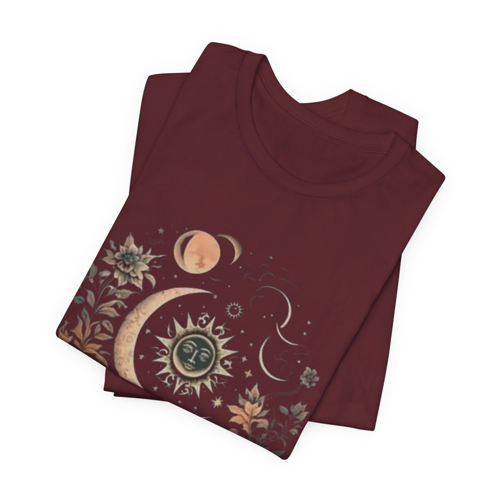 Celestial Nature Tee, Bohemian Style T-shirt for Nature Lovers, Astrology Gift, Casual Wear, Summer Vibes - Image 23