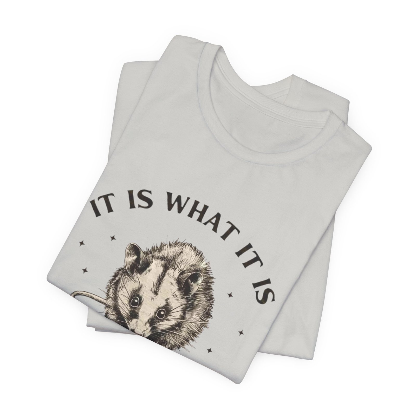Humorous Opossum Tee - "It Is What It Is" Graphic T-Shirt, Funny Gift, Casual Wear, Animal Lover, Birthday, Gift for Friends - Image 15