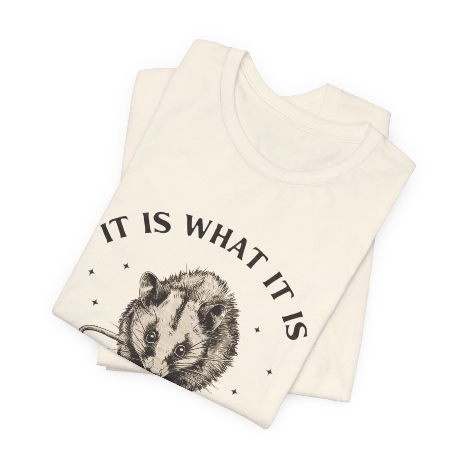 Humorous Opossum Tee - "It Is What It Is" Graphic T-Shirt, Funny Gift, Casual Wear, Animal Lover, Birthday, Gift for Friends - Image 11