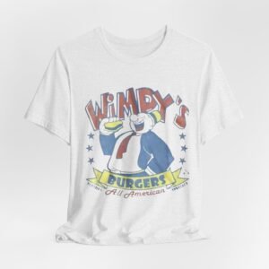 Retro Burger Tee, Vintage Food Shirt, Unisex Graphic T-Shirt, Nostalgic Fast Food Apparel, Foodie Gift, Summer Casual Wear