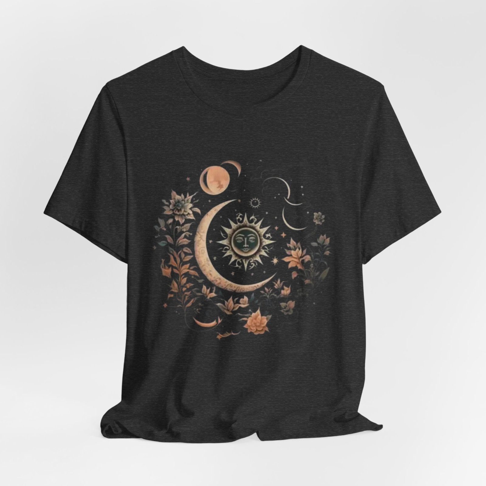 Celestial Nature Tee, Bohemian Style T-shirt for Nature Lovers, Astrology Gift, Casual Wear, Summer Vibes - Image 20