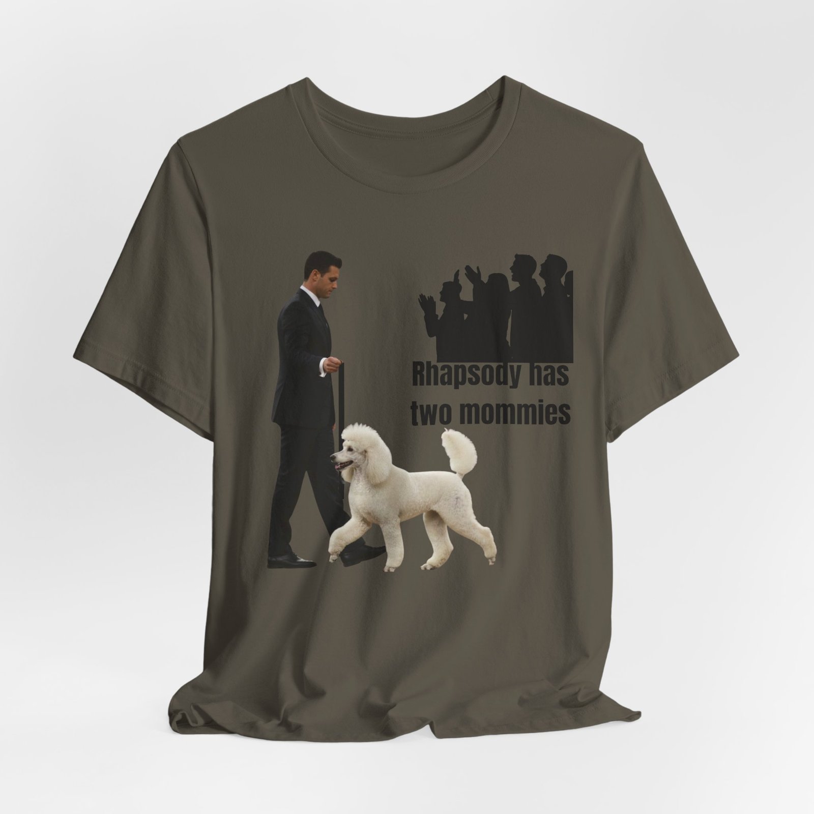 Funny "Best in Show" Standard Poodle Tee | Rhapsody Has Two Mommies - Image 24