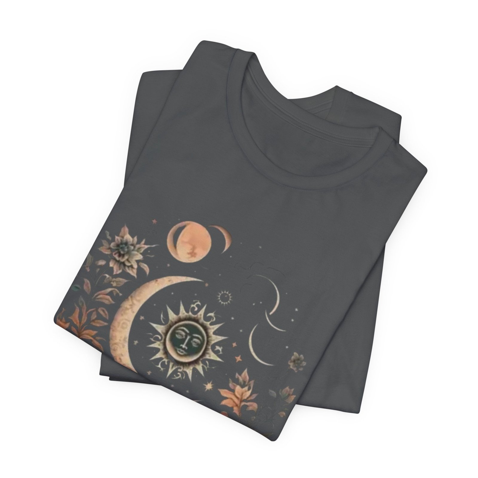 Celestial Nature Tee, Bohemian Style T-shirt for Nature Lovers, Astrology Gift, Casual Wear, Summer Vibes - Image 15