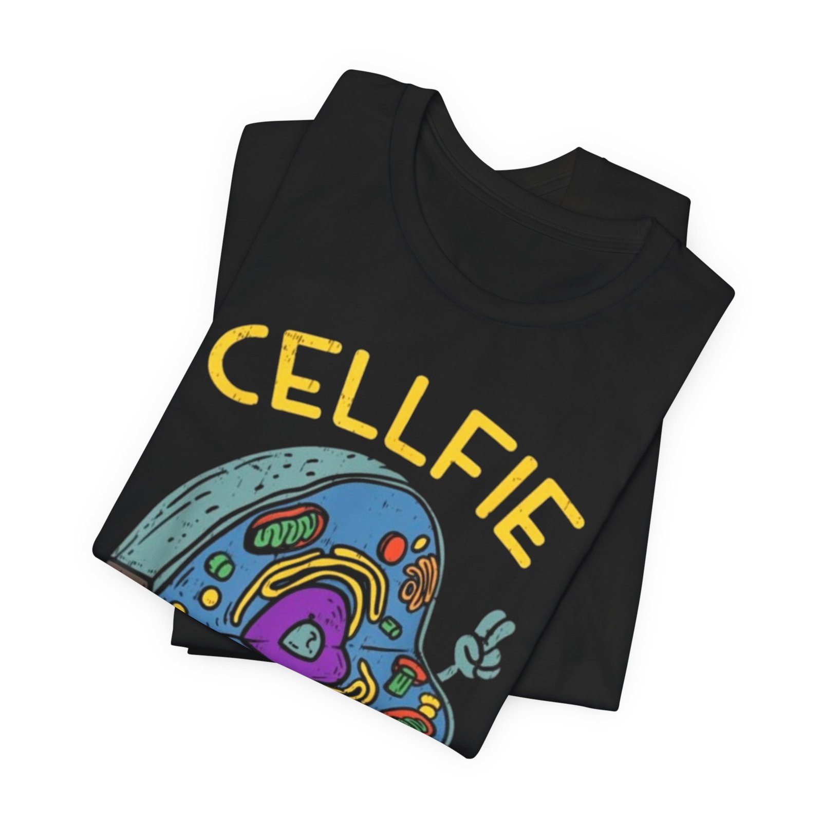 Cellfie cell biology diagram Tee | science pun t-shirt - Image 11