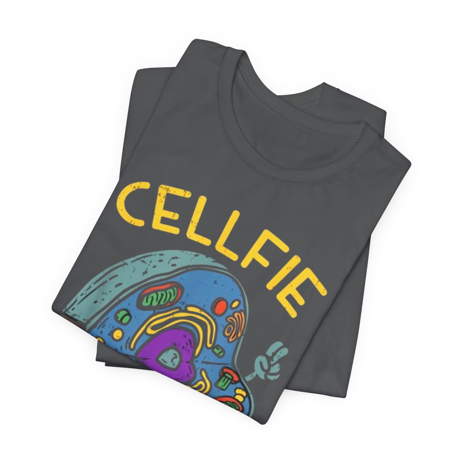 Cellfie cell biology diagram Tee | science pun t-shirt - Image 31