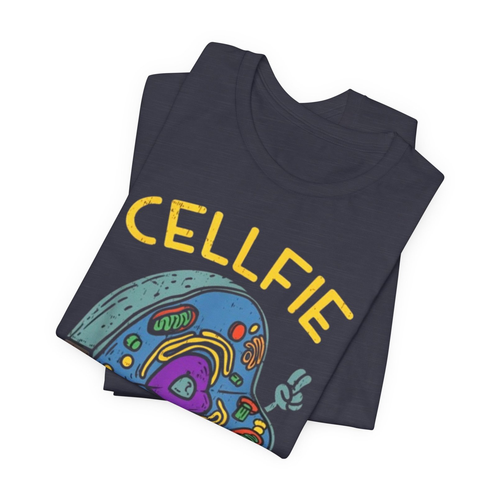 Cellfie cell biology diagram Tee | science pun t-shirt - Image 43