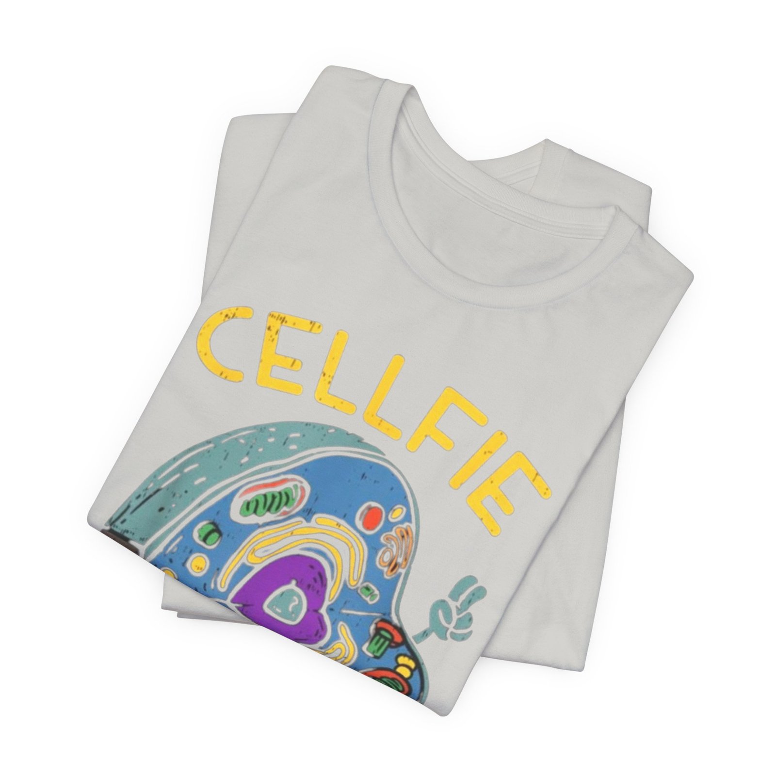 Cellfie cell biology diagram Tee | science pun t-shirt - Image 15