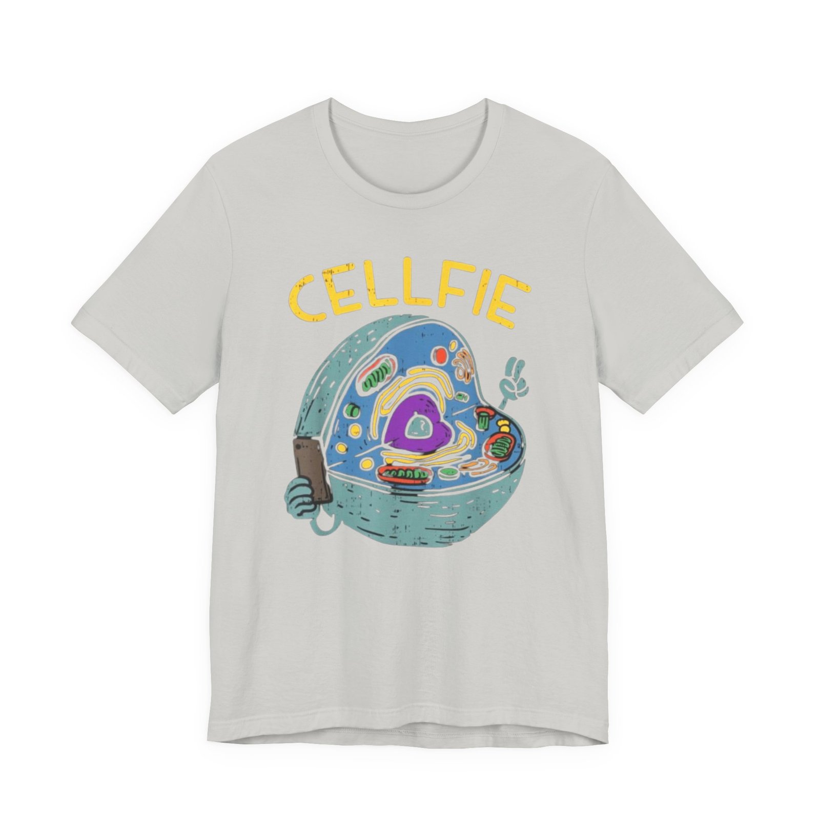 Cellfie cell biology diagram Tee | science pun t-shirt - Image 13