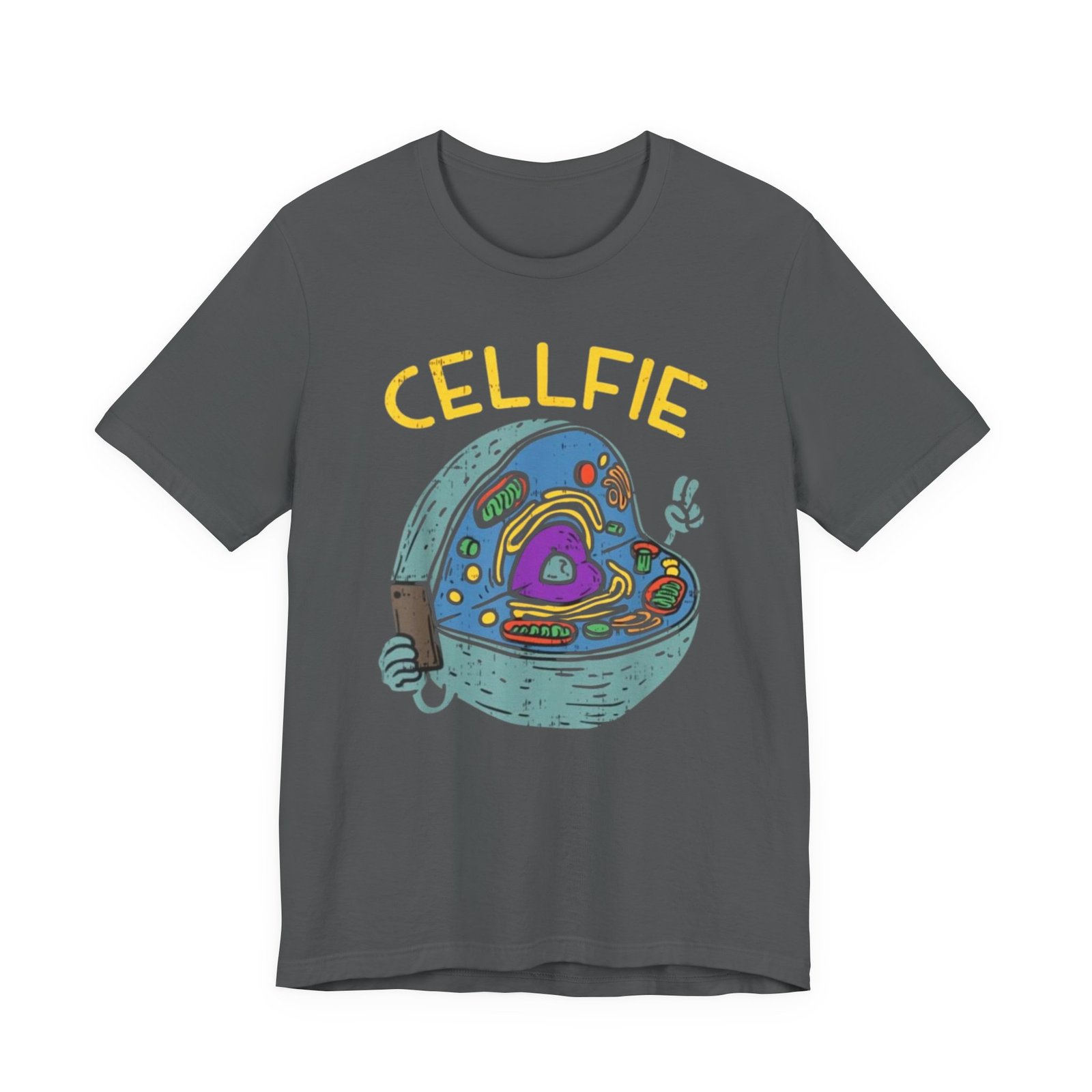Cellfie cell biology diagram Tee | science pun t-shirt - Image 29